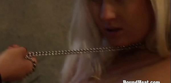  Disappeared On Arrival 2 Slave On A Leash Licking Mistresses Pussy